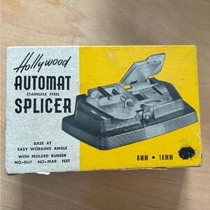 Vintage Hollywood Automat Stainless Steel Splicer
